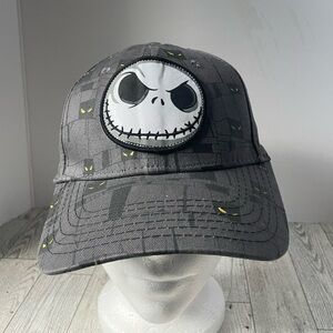 Disney Parks Nightmare Before Christmas Jack Gray Cap W/ Glowing Eyes Hat